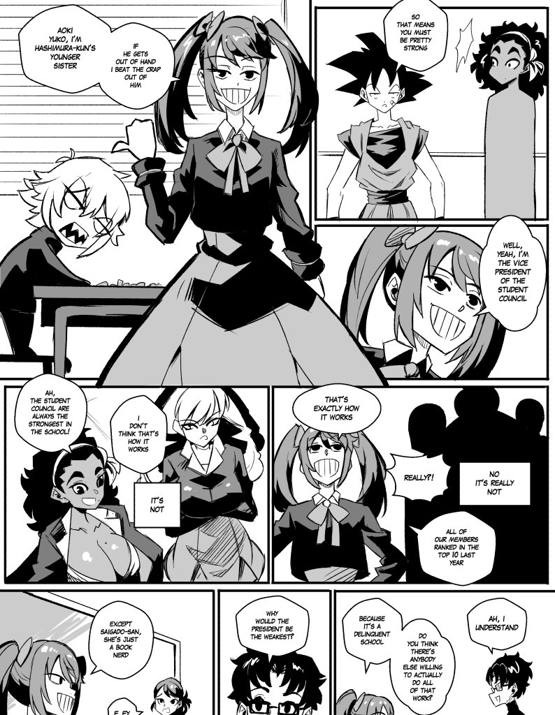 Sukeban and senpai - Episode 198, Page 1: Sukeban and senpai 198