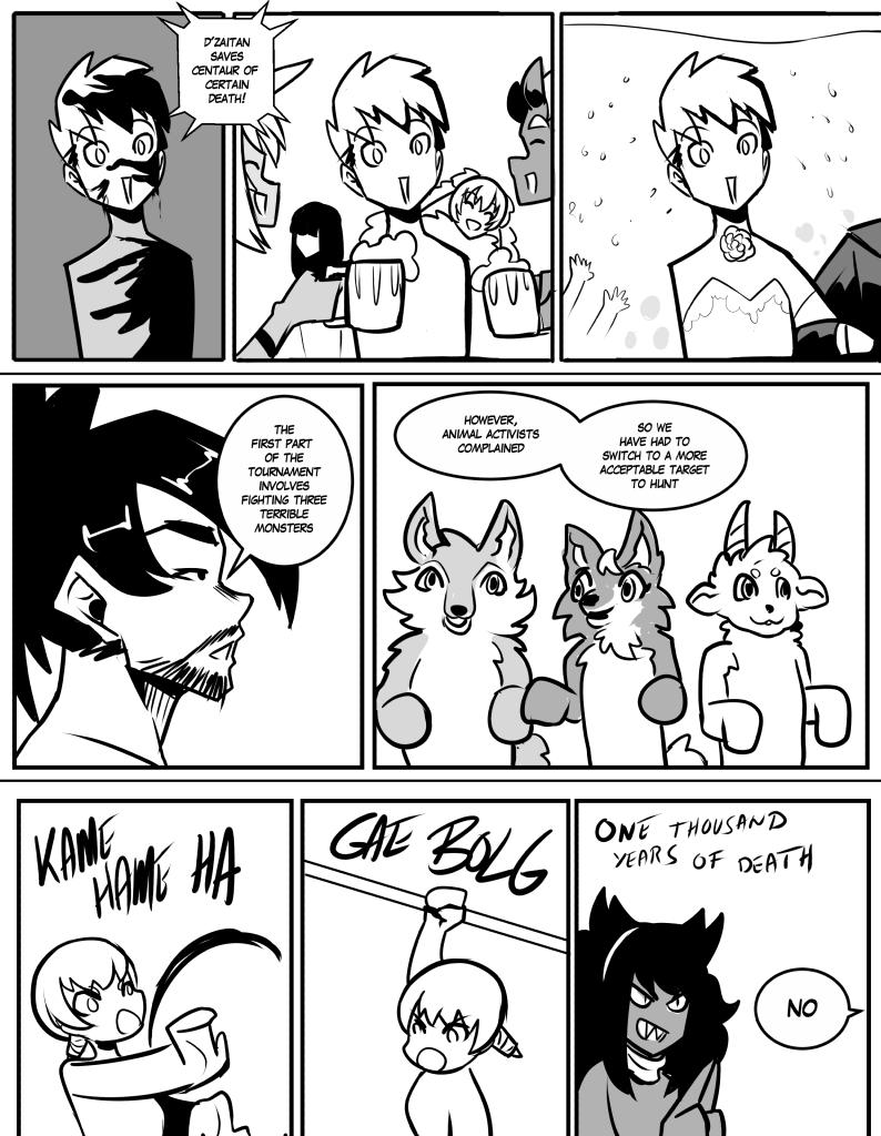 Monster girls on tour - Episode 829, Page 1: Random bullshit go