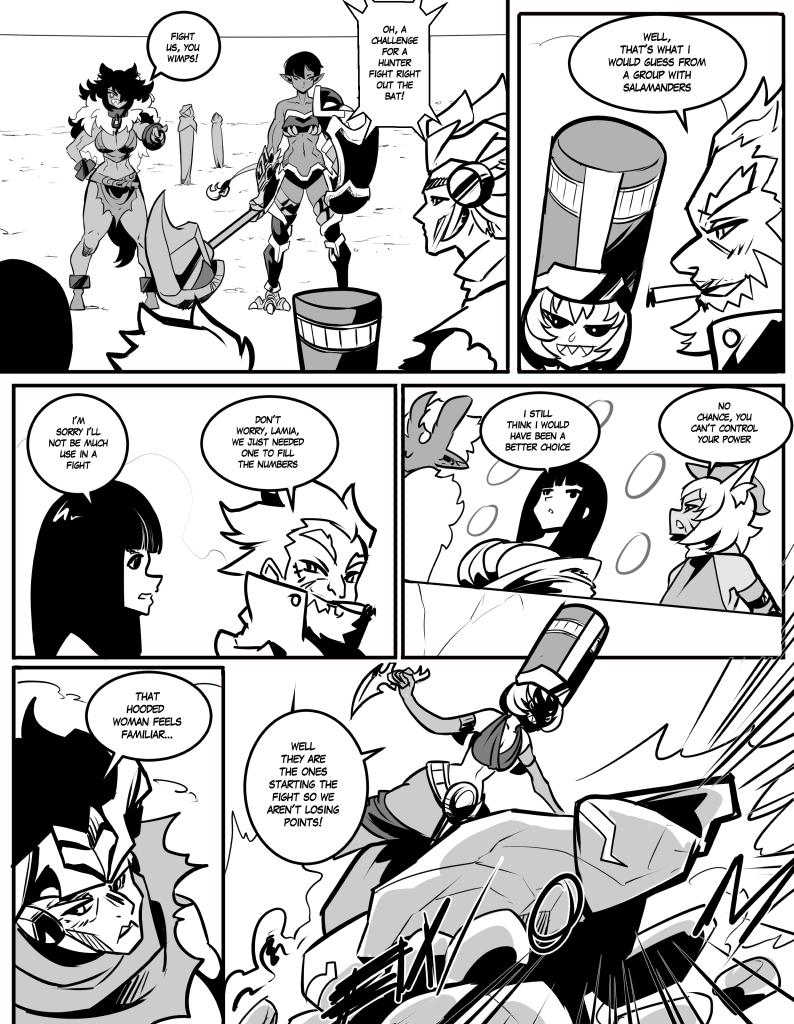 Monster girls on tour - Episode 834, Page 1: I challenge you