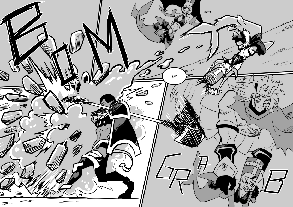 Monster girls on tour - Episode 835, Page 1: Hitting the nail