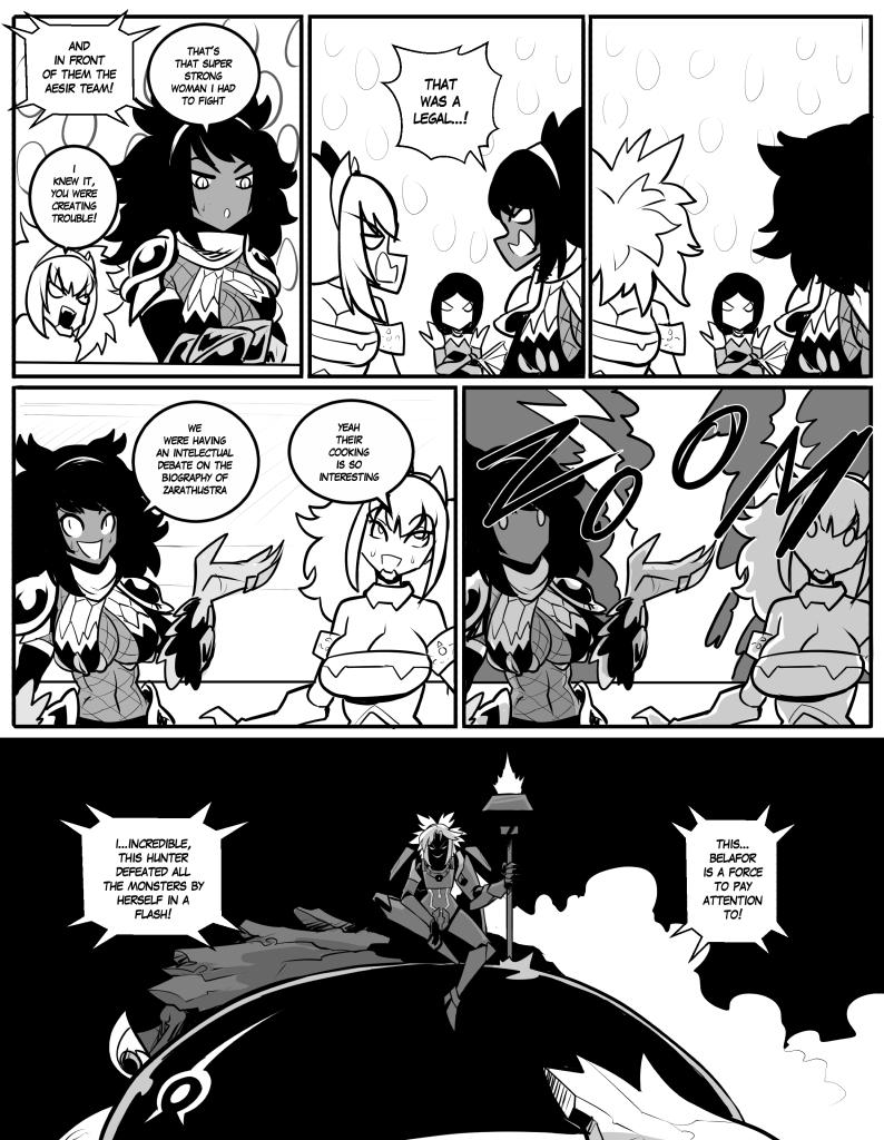 Monster girls on tour - Episode 848, Page 1: The Aesir team