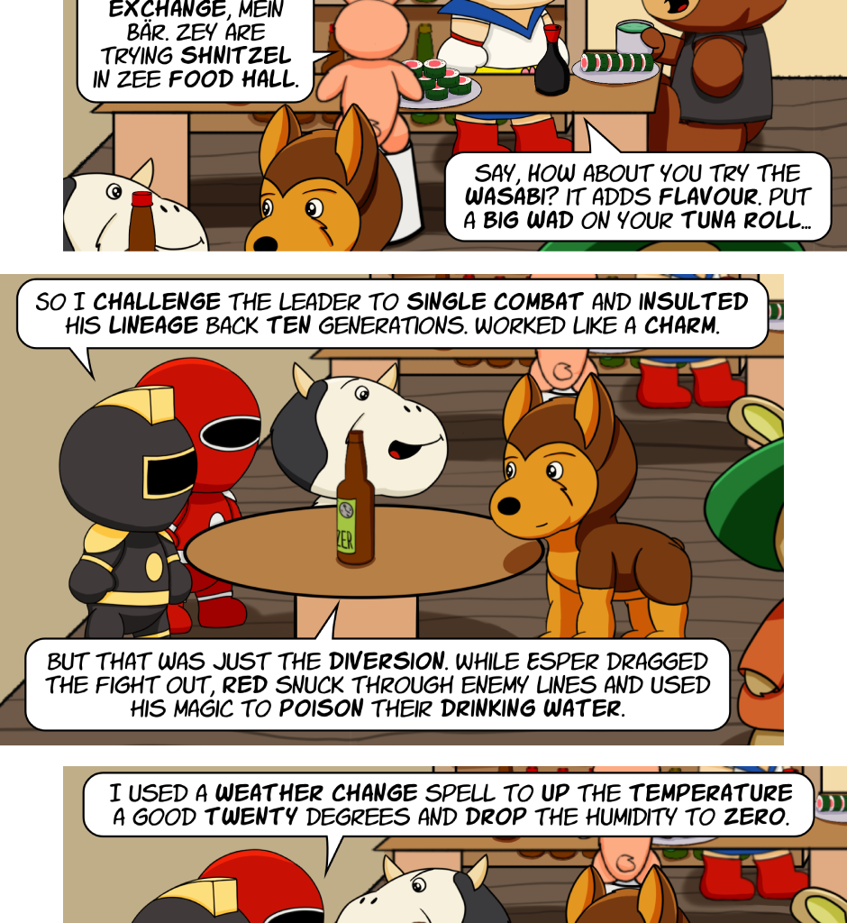 Fuzzy Knights - Episode 78, Page 1: Episode 75 - Disturbing Developments