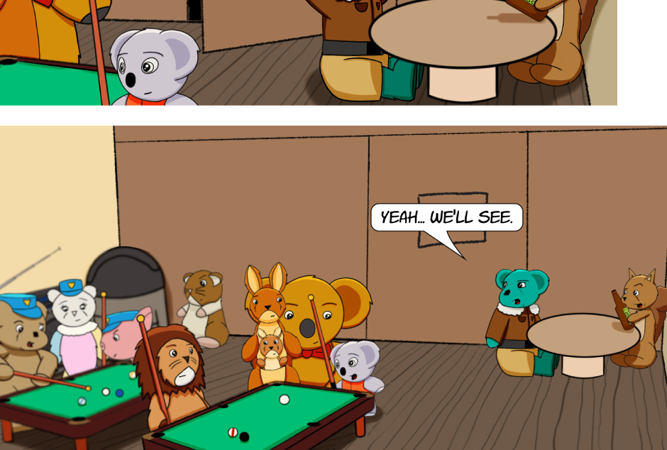 Fuzzy Knights - Episode 78, Page 1: Episode 75 - Disturbing Developments