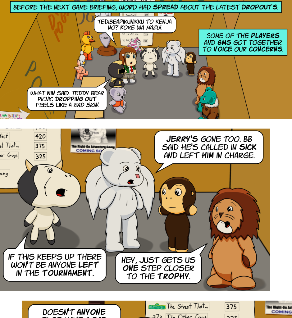 Fuzzy Knights - Episode 80, Page 1: Chapter 76 - Day 4