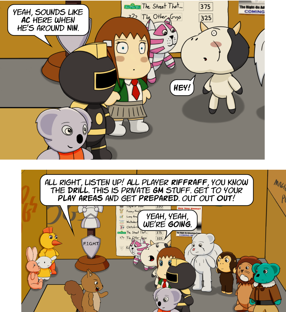 Fuzzy Knights - Episode 80, Page 1: Chapter 76 - Day 4