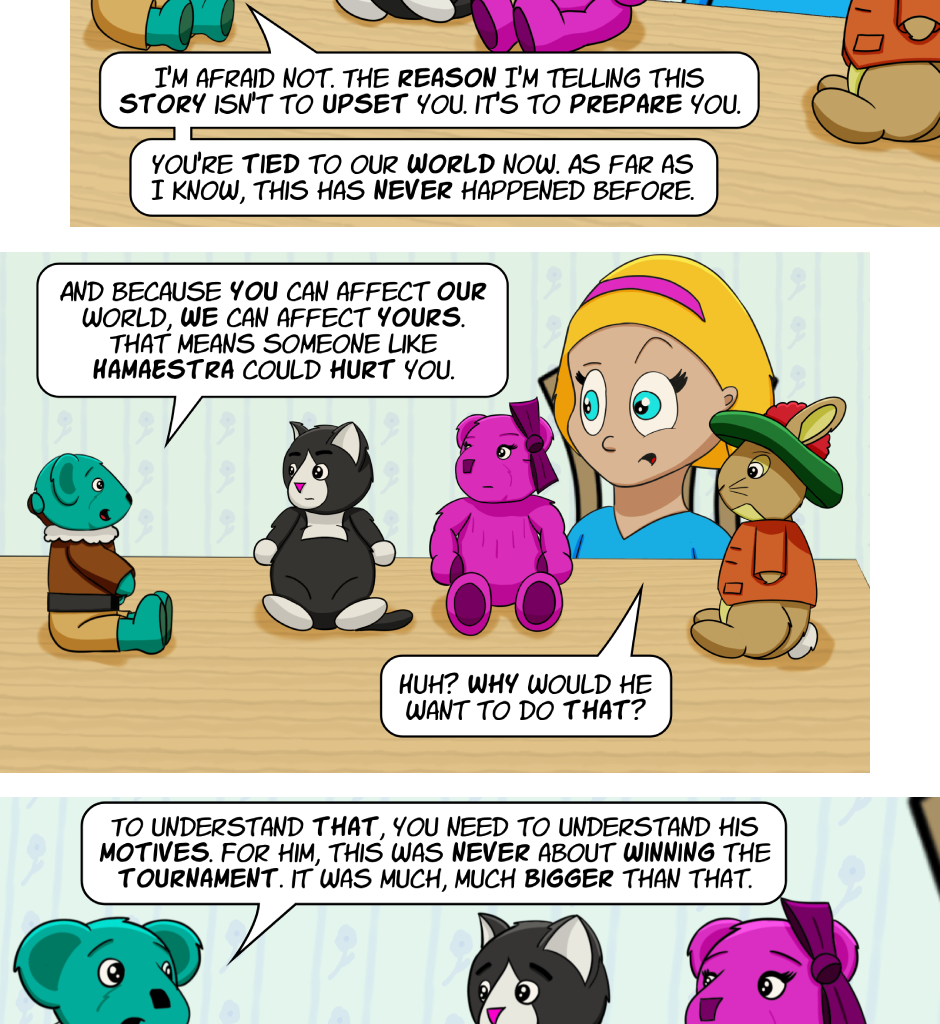 Fuzzy Knights - Episode 82, Page 1: Episode 78 - A Different Kind of Story