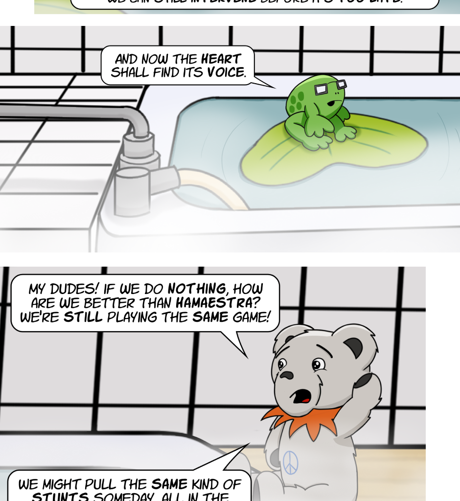 Fuzzy Knights - Episode 85, Page 1: Episode 80 - The Council Meets