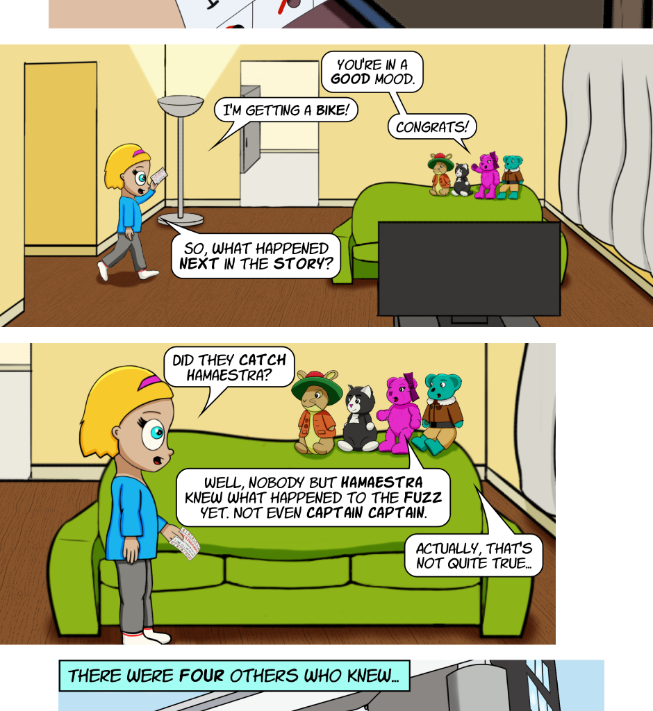 Fuzzy Knights - Episode 85, Page 1: Episode 80 - The Council Meets