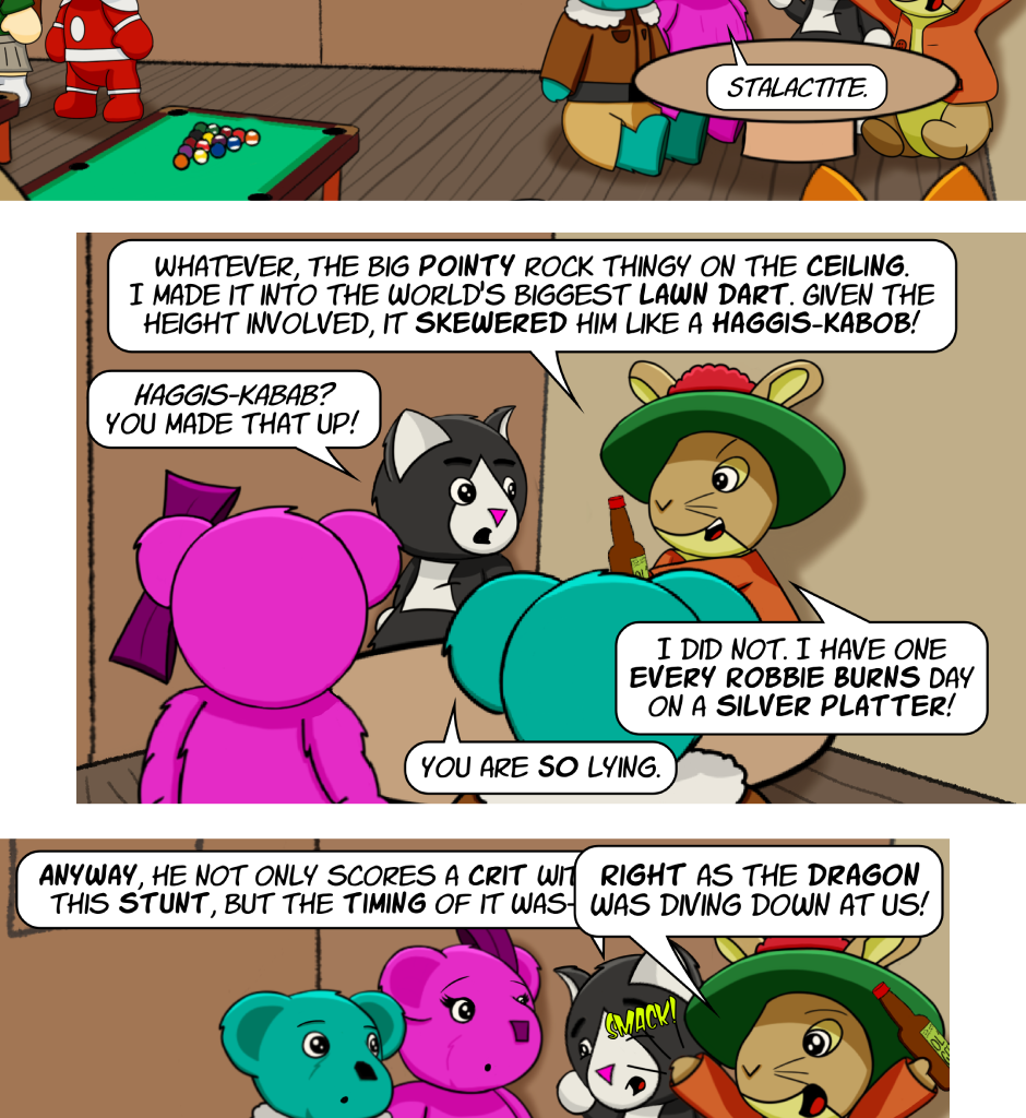 Fuzzy Knights - Episode 86, Page 1: Episode 81 - Various Tides of Fortune