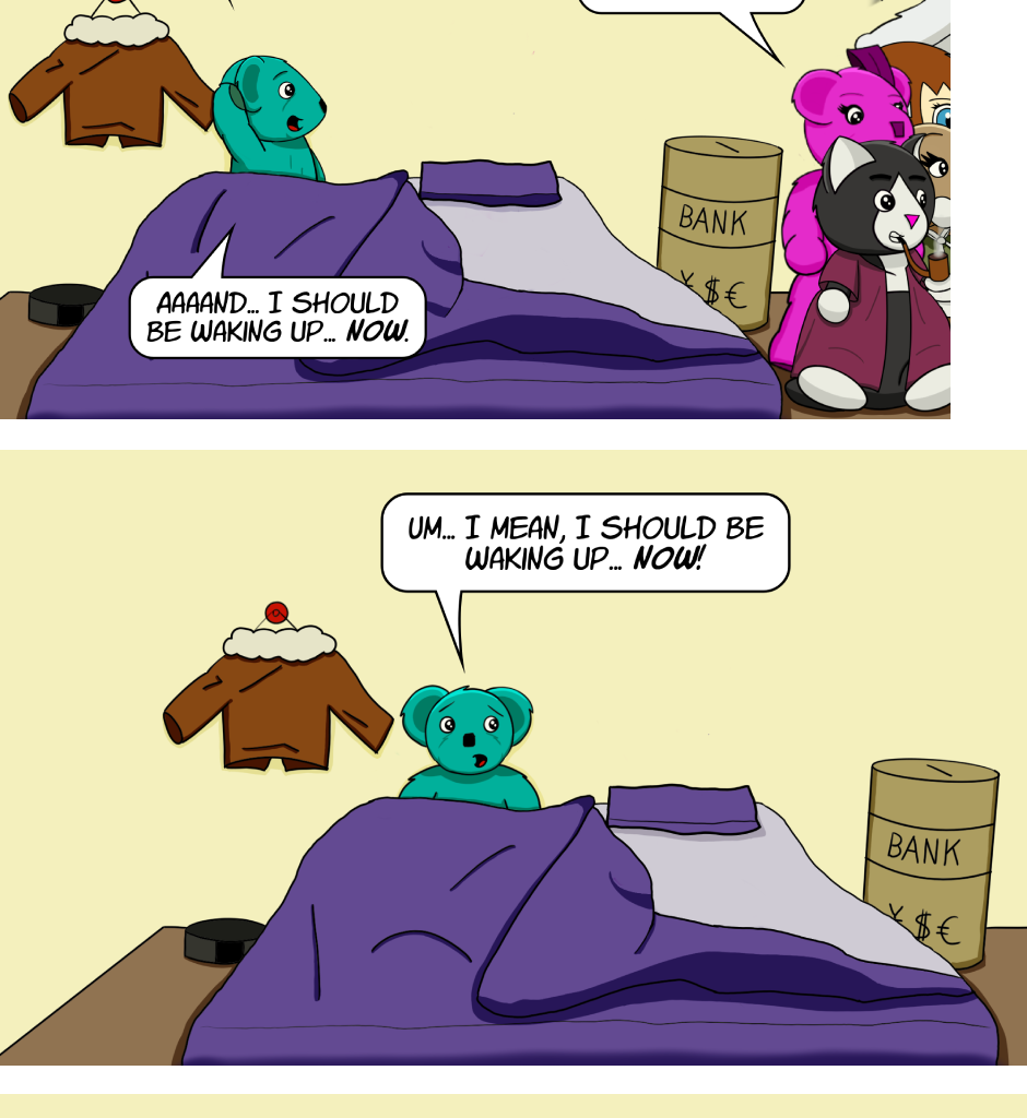 Fuzzy Knights - Episode 87, Page 1: Episode 82 - The Dream Revisited