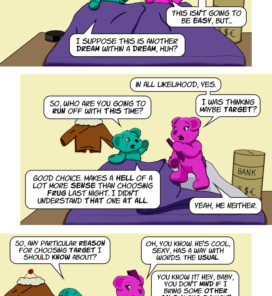 Fuzzy Knights - Episode 87, Page 1: Episode 82 - The Dream Revisited