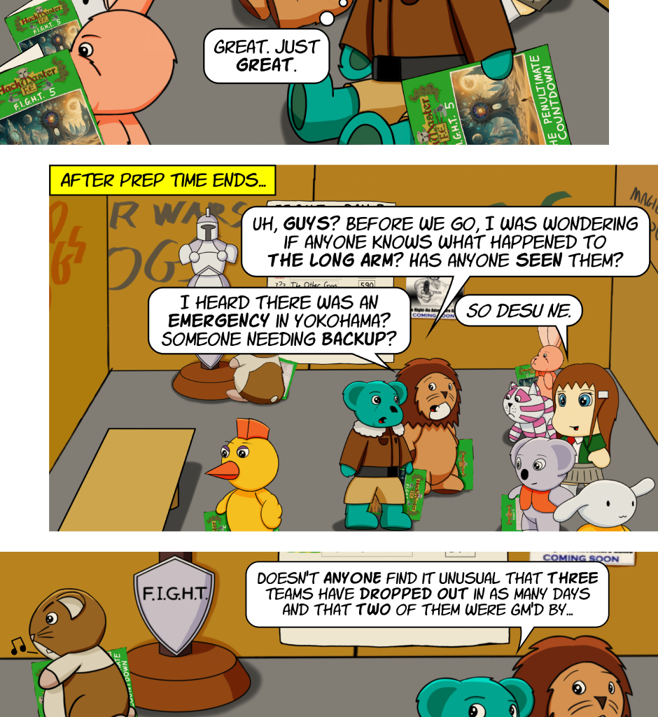 Fuzzy Knights - Episode 88, Page 1: Episode 83 - Day 5