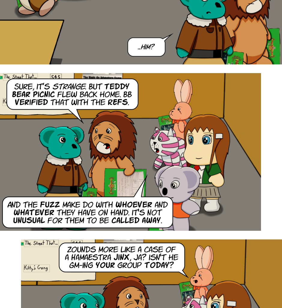 Fuzzy Knights - Episode 88, Page 1: Episode 83 - Day 5