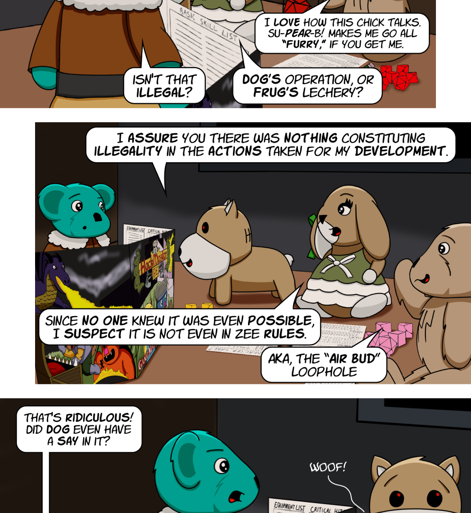 Fuzzy Knights - Episode 89, Page 1: Episode 84 - The Wheat from the Chaff