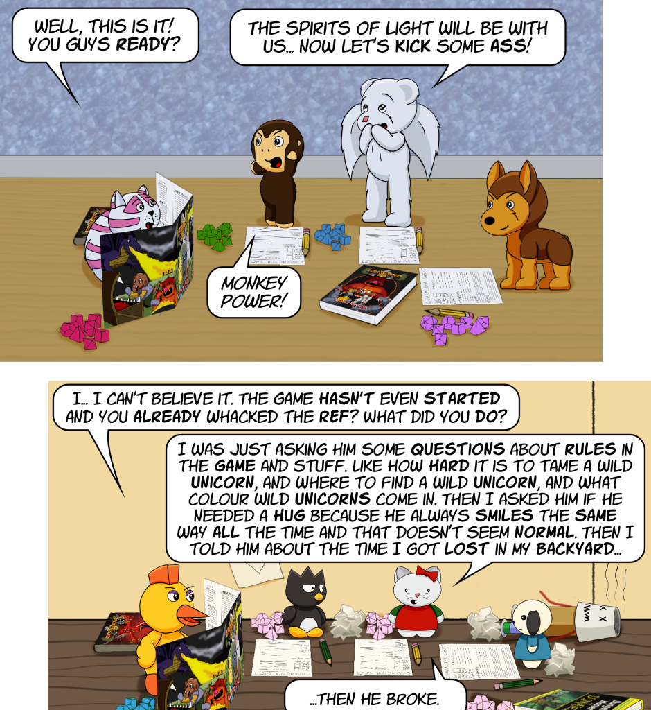 Fuzzy Knights - Episode 89, Page 1: Episode 84 - The Wheat from the Chaff