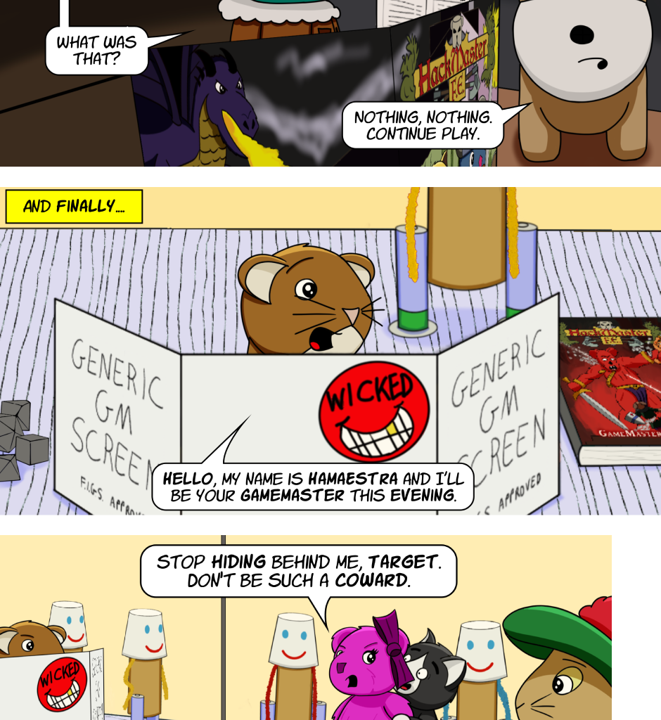 Fuzzy Knights - Episode 89, Page 1: Episode 84 - The Wheat from the Chaff