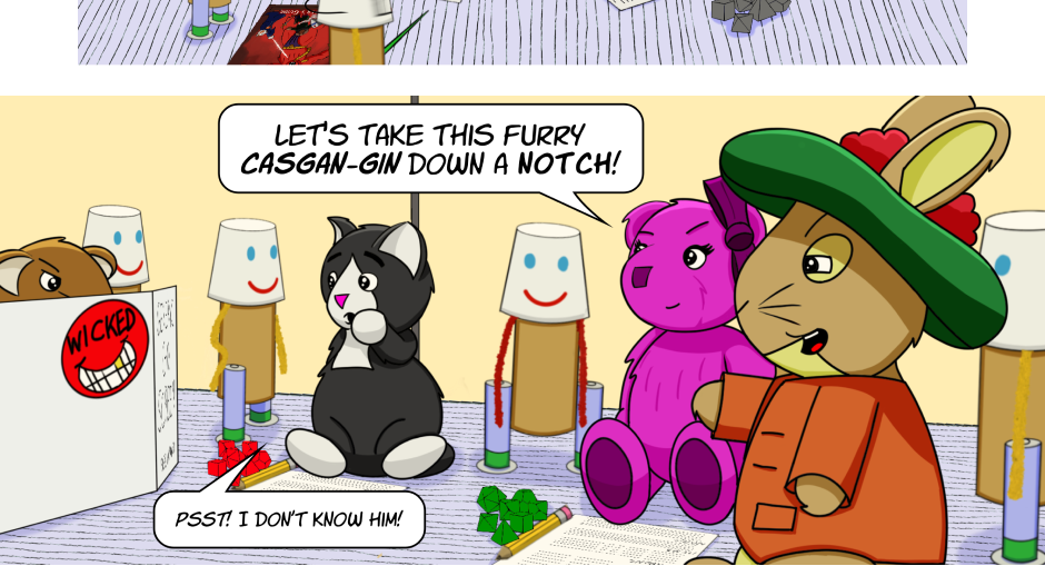 Fuzzy Knights - Episode 89, Page 1: Episode 84 - The Wheat from the Chaff