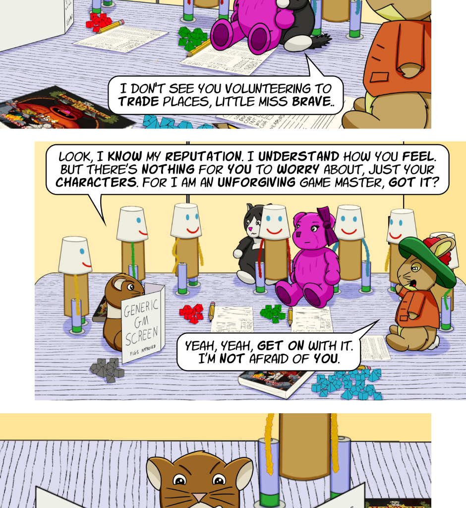 Fuzzy Knights - Episode 89, Page 1: Episode 84 - The Wheat from the Chaff