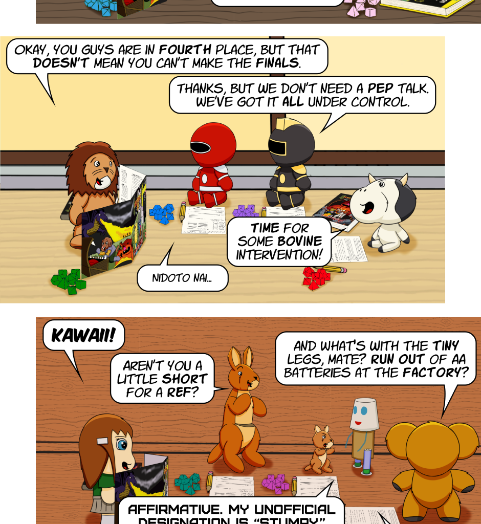 Fuzzy Knights - Episode 89, Page 1: Episode 84 - The Wheat from the Chaff