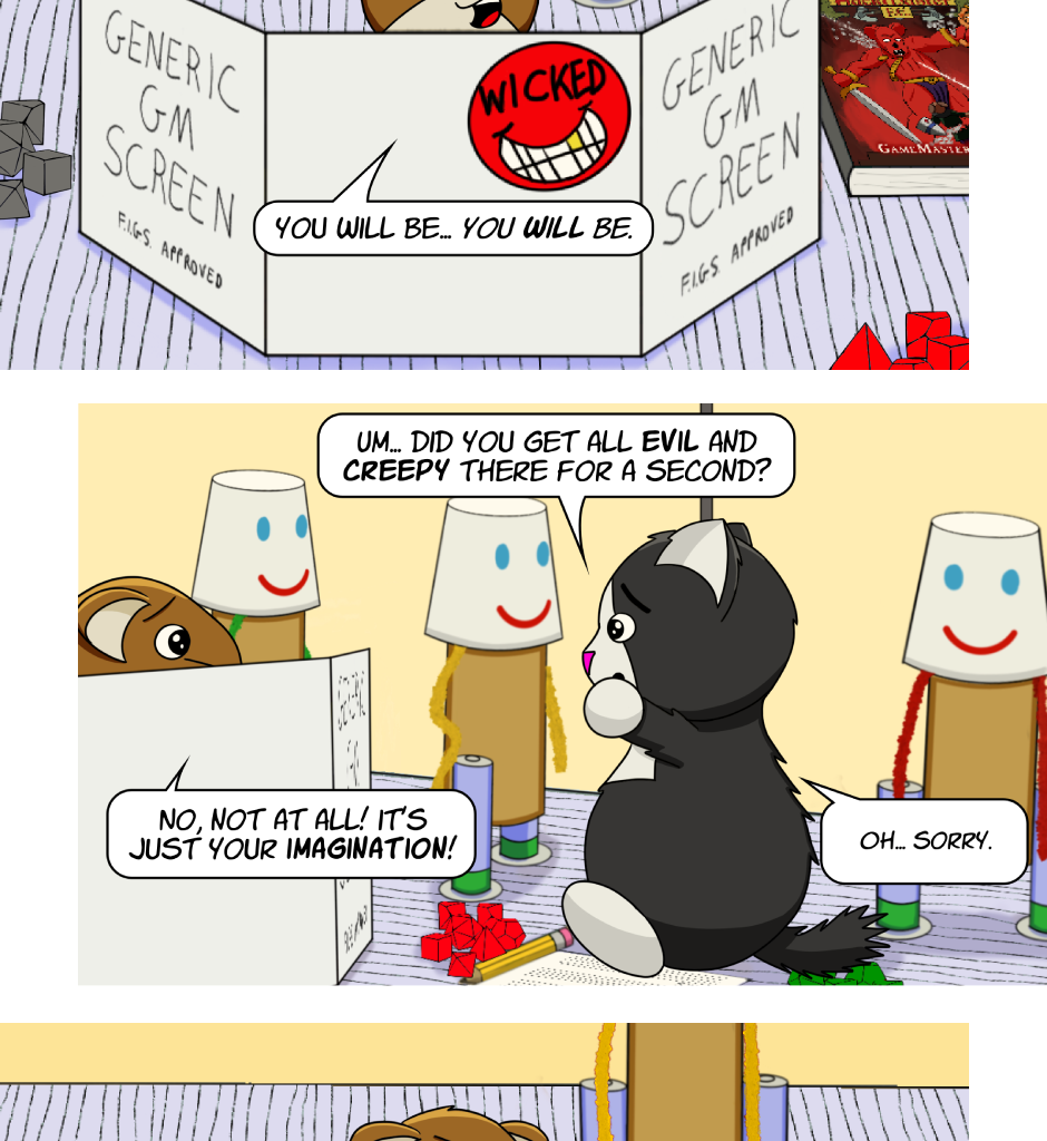 Fuzzy Knights - Episode 89, Page 1: Episode 84 - The Wheat from the Chaff