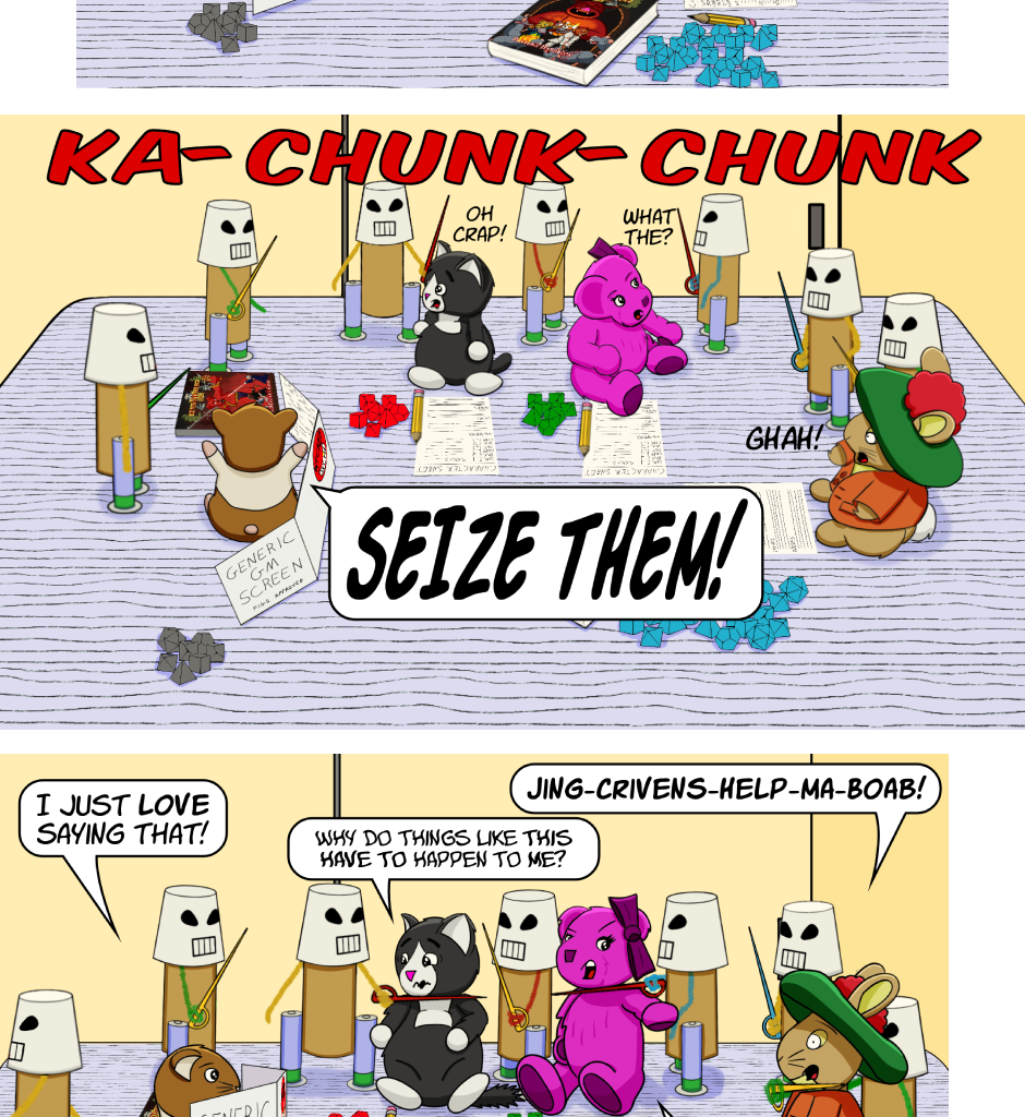 Fuzzy Knights - Episode 91, Page 1: Episode 86 - Ben Makes Things Worse