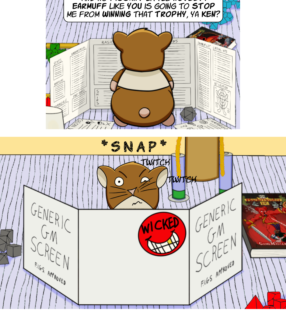 Fuzzy Knights - Episode 91, Page 1: Episode 86 - Ben Makes Things Worse