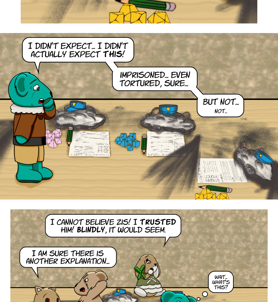Fuzzy Knights - Episode 94, Page 1: Episode 88 - Revelations: Part I