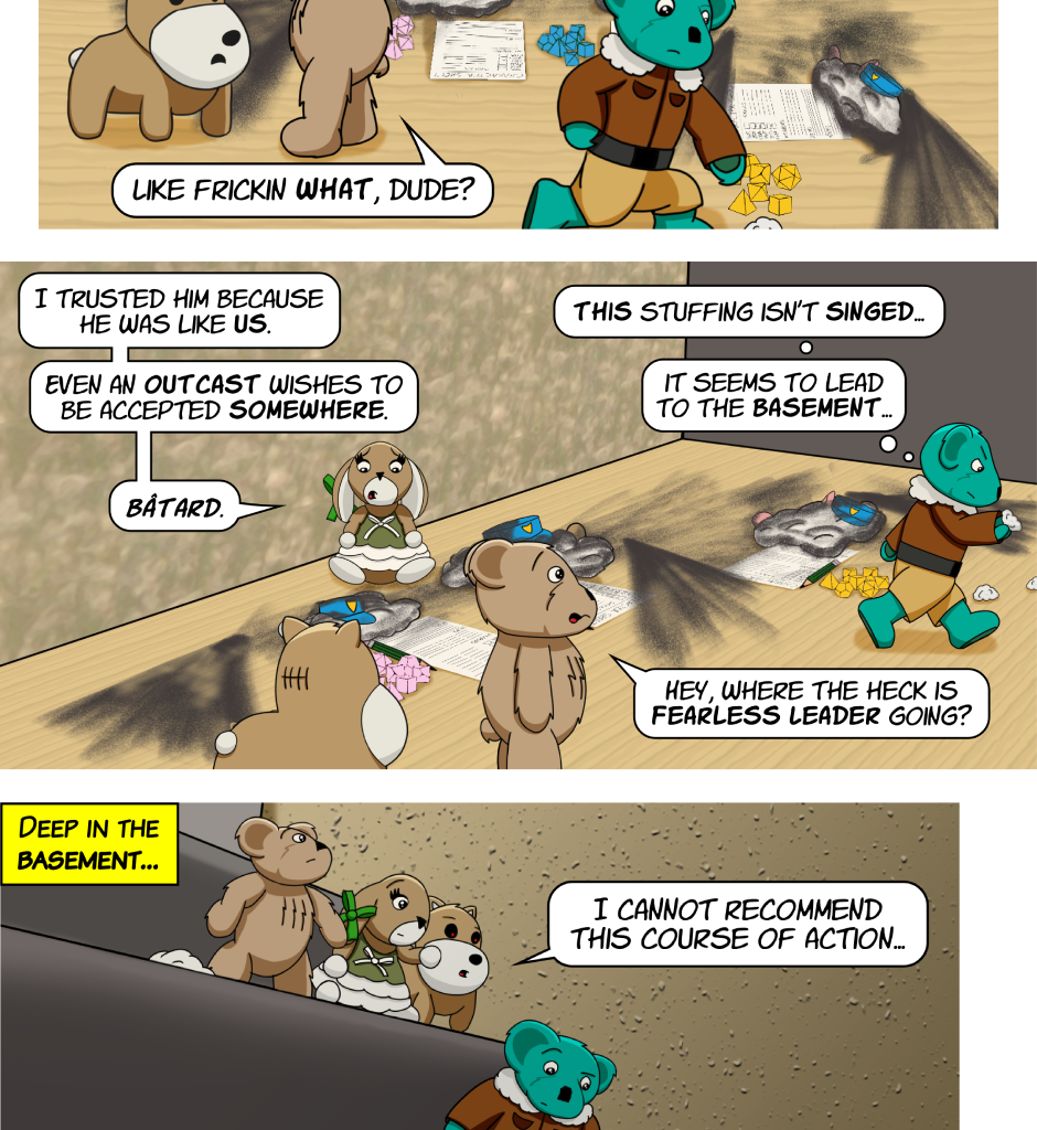 Fuzzy Knights - Episode 94, Page 1: Episode 88 - Revelations: Part I