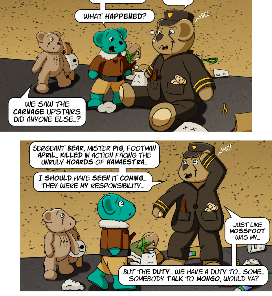 Fuzzy Knights - Episode 94, Page 1: Episode 88 - Revelations: Part I