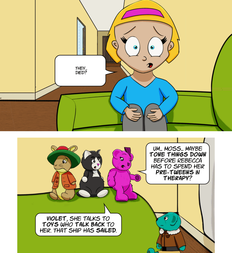 Fuzzy Knights - Episode 95, Page 1: Episode 89 - A Window To The Past