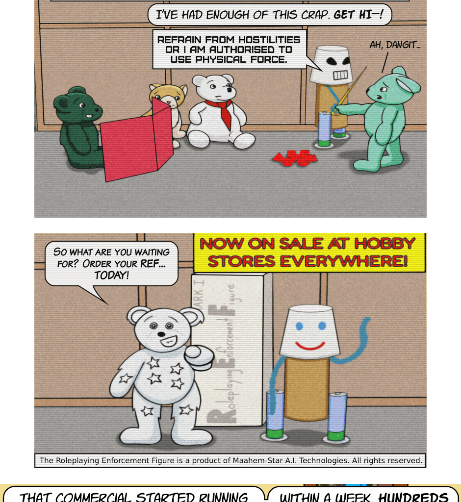 Fuzzy Knights - Episode 95, Page 1: Episode 89 - A Window To The Past