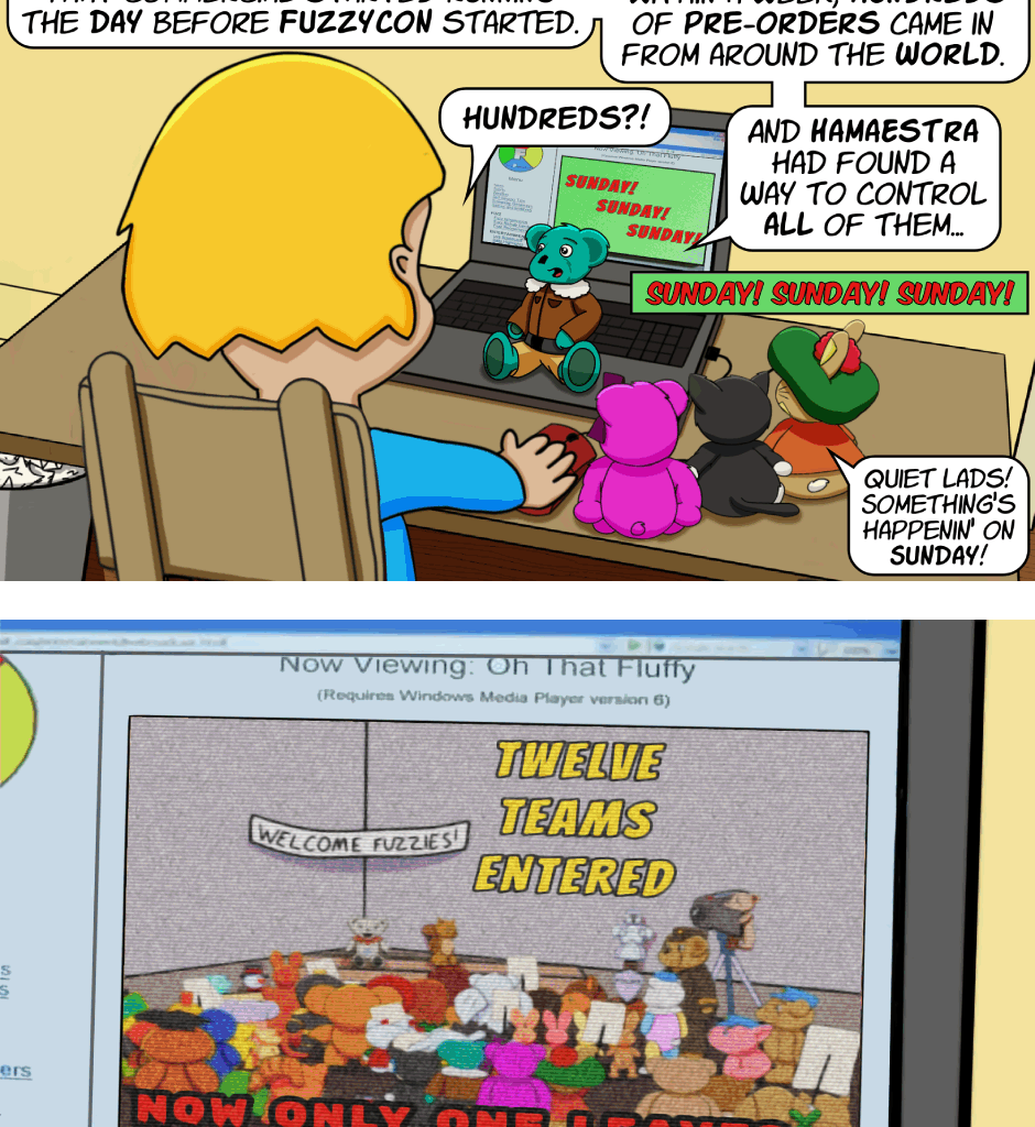 Fuzzy Knights - Episode 95, Page 1: Episode 89 - A Window To The Past