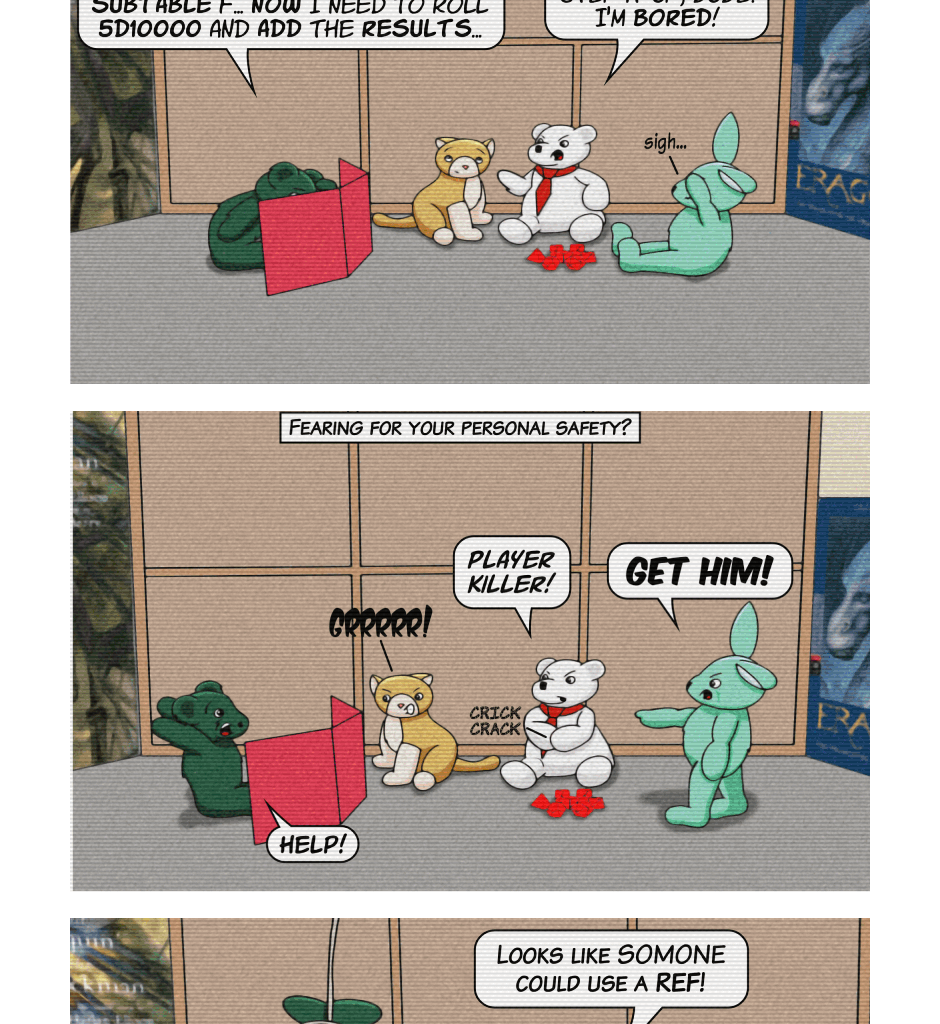Fuzzy Knights - Episode 95, Page 1: Episode 89 - A Window To The Past
