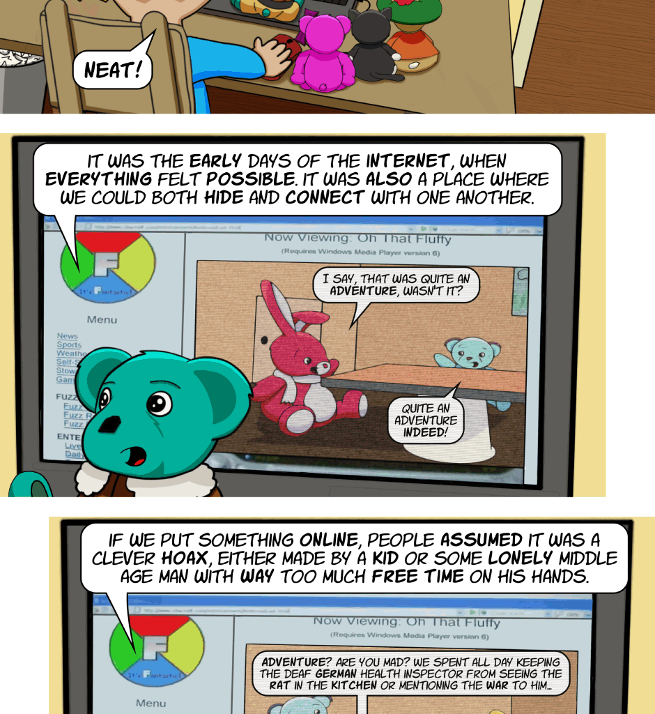 Fuzzy Knights - Episode 95, Page 1: Episode 89 - A Window To The Past