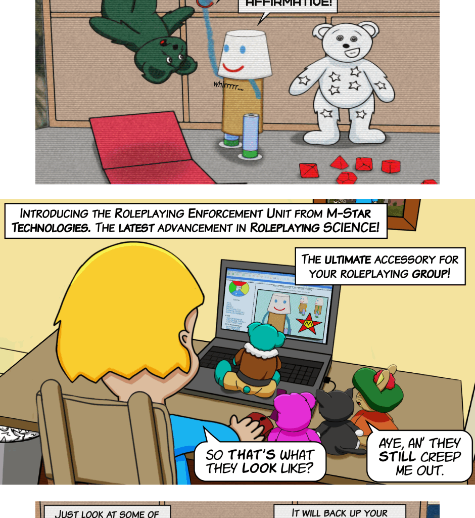 Fuzzy Knights - Episode 95, Page 1: Episode 89 - A Window To The Past