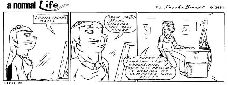 a normal life *complete* - Episode 20, Page 1: anl-strip_20