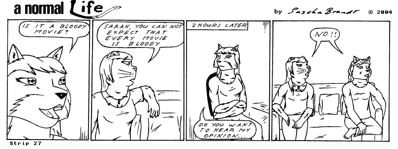 a normal life *complete* - Episode 27, Page 1: anl-strip_27