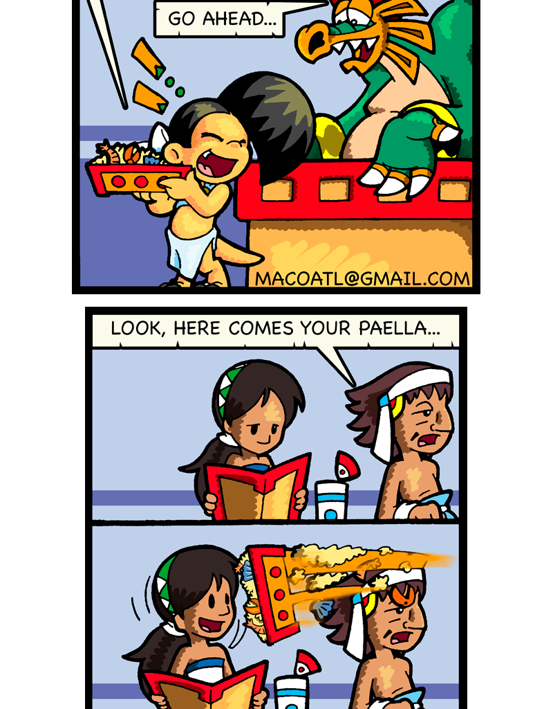 Macoatl - Episode 284, Page 1: Paella