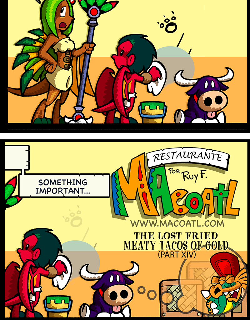 Macoatl - Episode 307, Page 1: The end of the cat saga