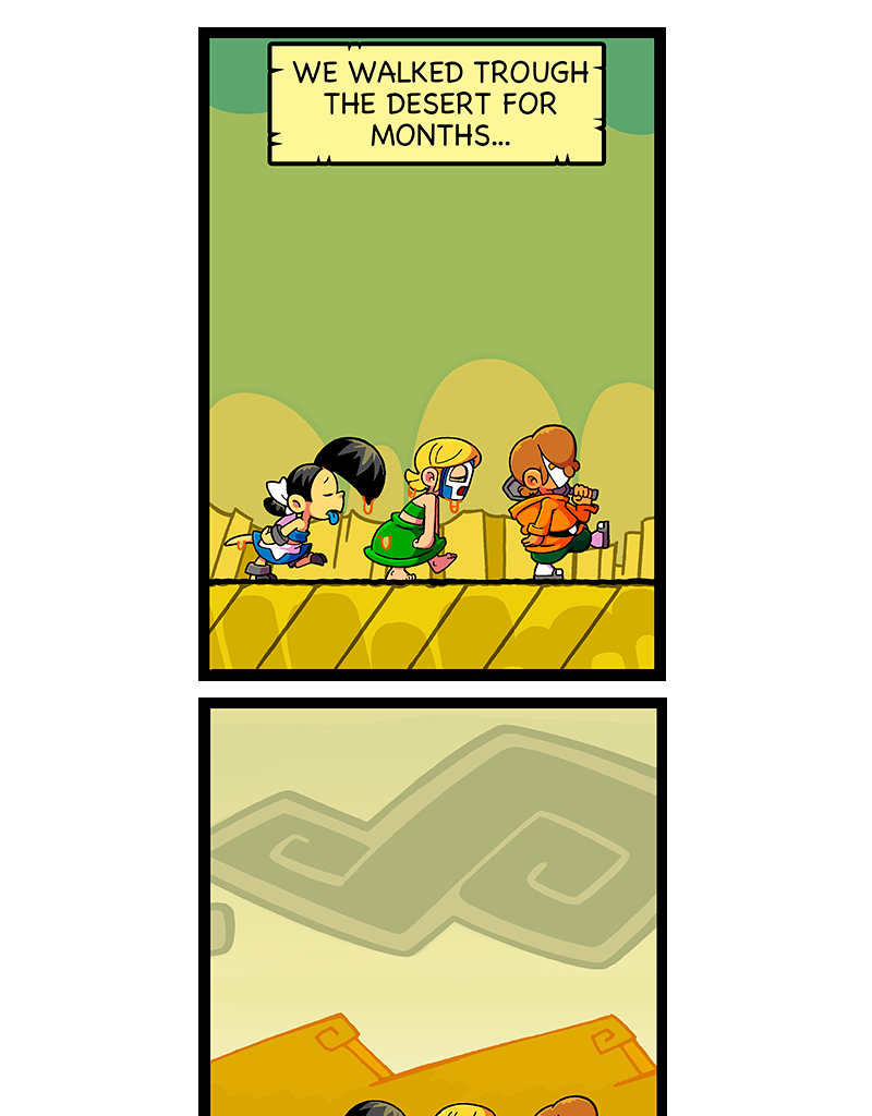 Macoatl - Episode 448, Page 1: Walking