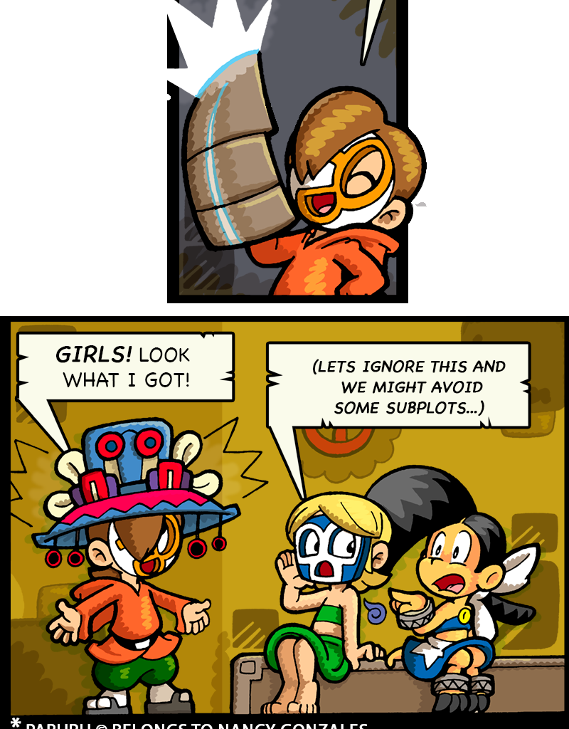 Macoatl - Episode 458, Page 1:  Plot devices