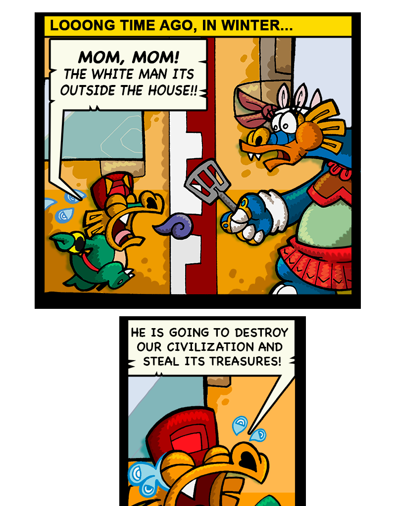 Macoatl - Episode 491, Page 1: The white men