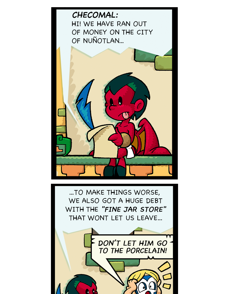 Macoatl - Episode 472, Page 1: What does it say?