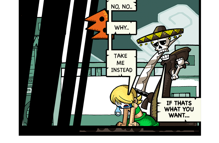 Macoatl - Episode 477, Page 1:  Death blow