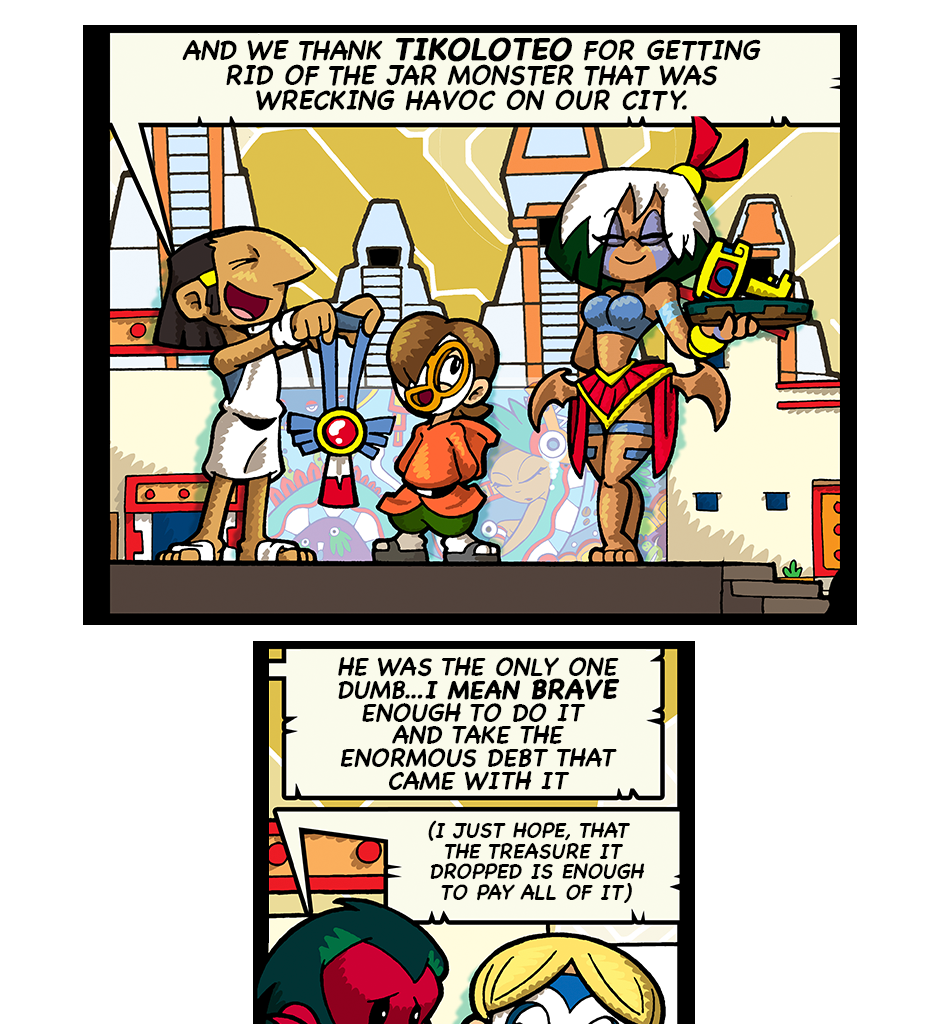 Macoatl - Episode 486, Page 1: Back at the restaurant