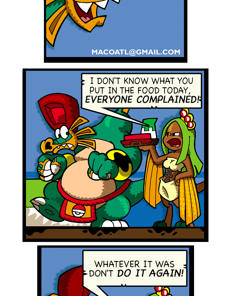 Macoatl - Episode 490, Page 1:  Dinosaurs