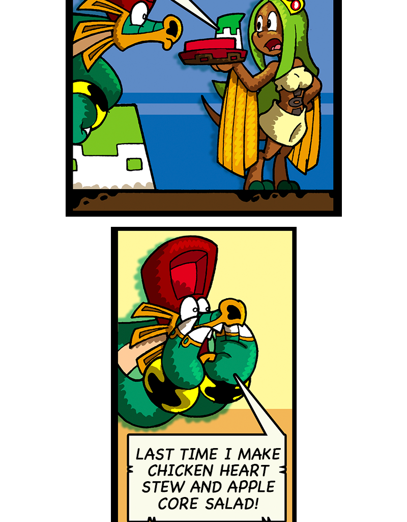 Macoatl - Episode 490, Page 1:  Dinosaurs