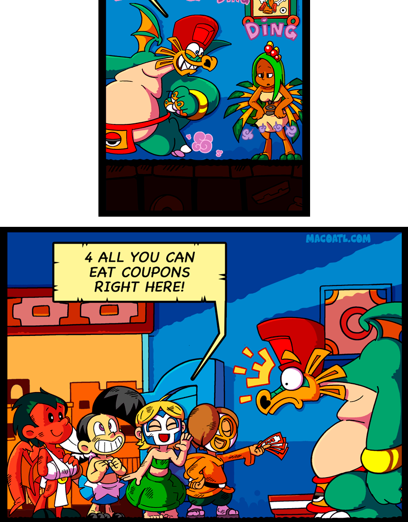 Macoatl - Episode 487, Page 1: How did that happened?