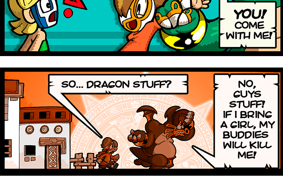 Macoatl - Episode 500, Page 1: Dragonball