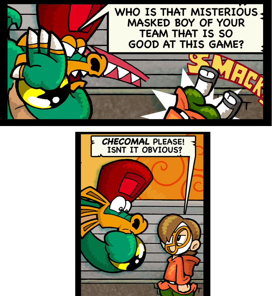 Macoatl - Episode 504, Page 1:  A mysterious player